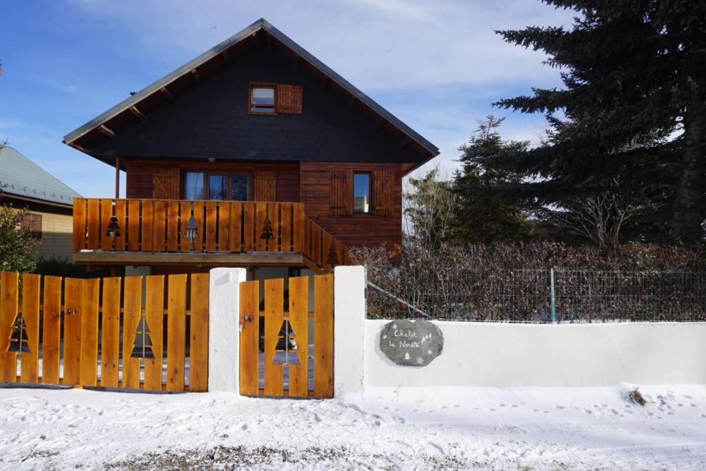 Villa Le Nordik chalet 3étoiles sauna privatif jardin à Saint-Pierre-dels-Forcats Extérieur photo